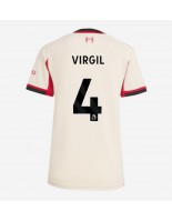 Liverpool Virgil van Dijk #4 Venkovní Dres pro Dámské 2025-26 Krátký Rukáv
